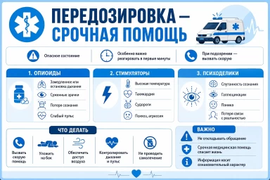 Помощь при передозировке в Ногинске