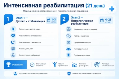 Реабилитация за 21 день в Ногинске